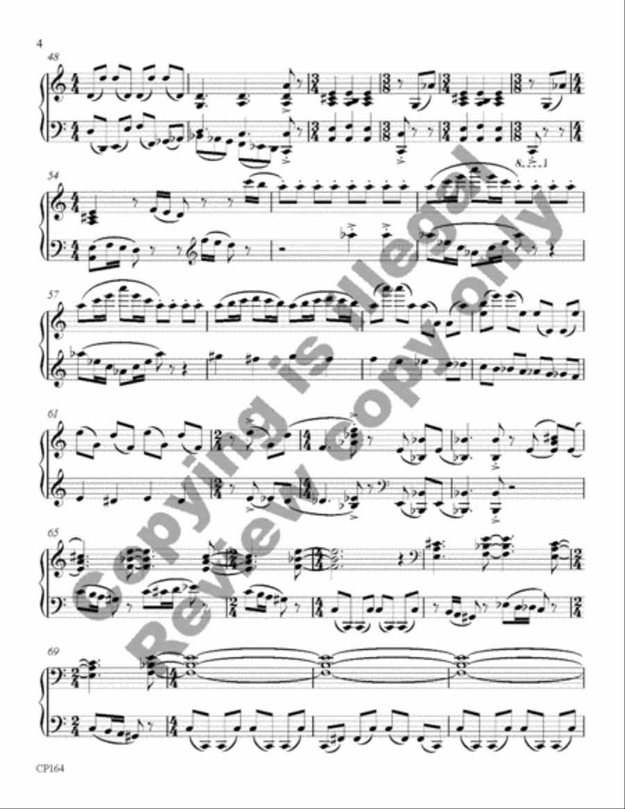 Rondeau Rondeau Piano Solo scores gallery preview page 4