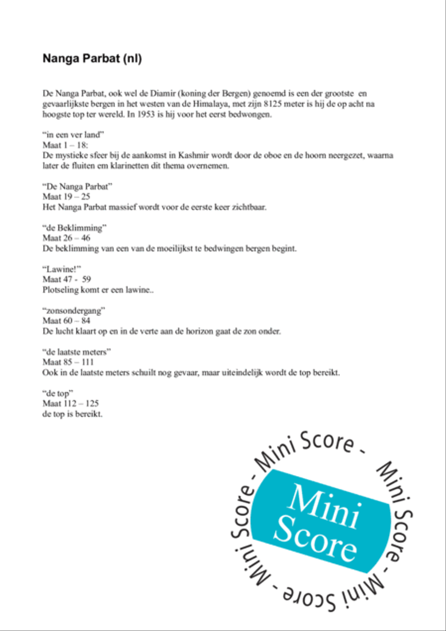 Nanga Parbat Concert Band scores gallery preview page 6