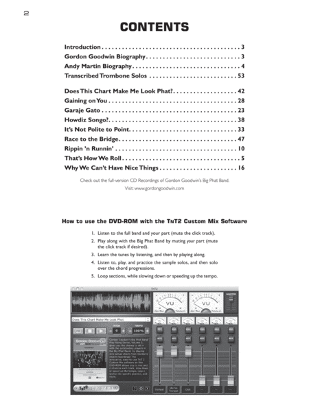 Gordon Goodwin's Big Phat Play Along, Volume 2 by Gordon Goodwin Baritone Horn - Sheet Music
