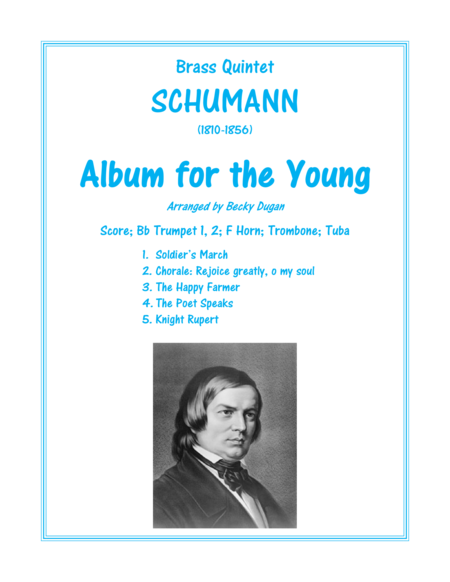 SCHUMANN ALBUM FOR THE YOUNG BRASS QUINTET image number null
