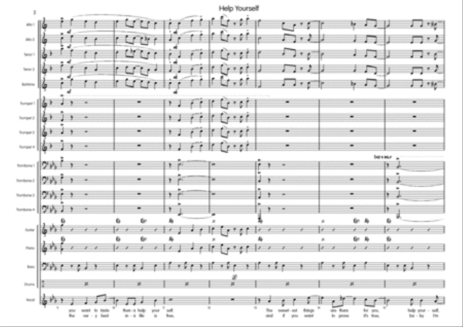 Help Yourself Big Band scores gallery preview page 3