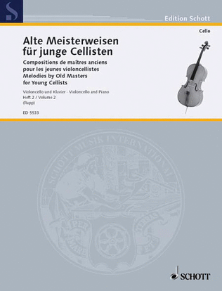 Book cover for Melodies by Old Masters – Volume 2