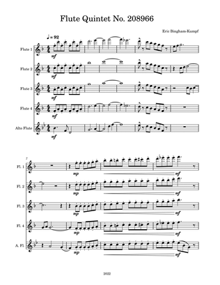 Flute Quintet No. 208966