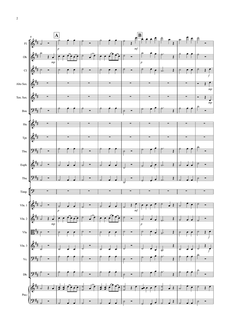 Schubert Rocks! for School Orchestra Full Orchestra scores gallery preview page 2