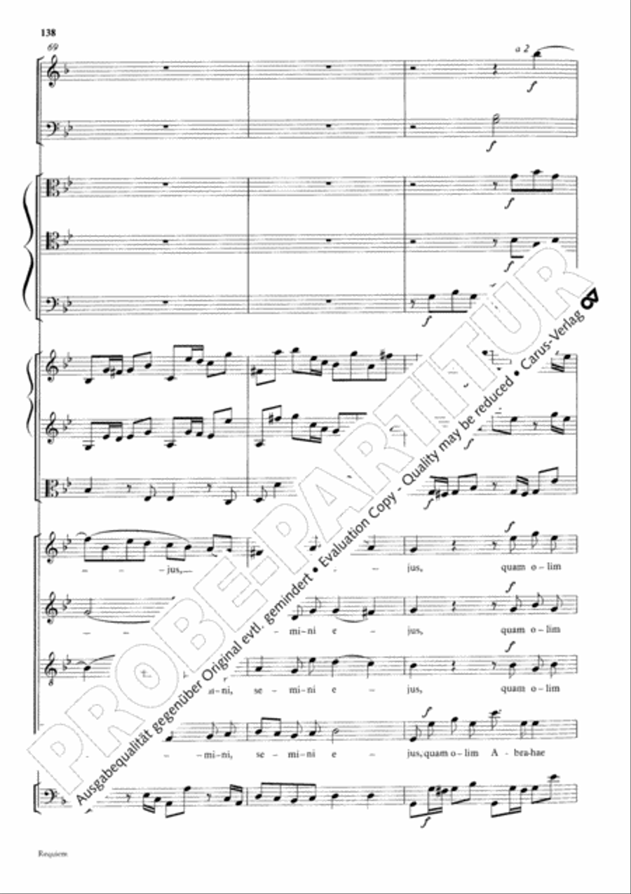Requiem Requiem 4-Part scores gallery preview page 145