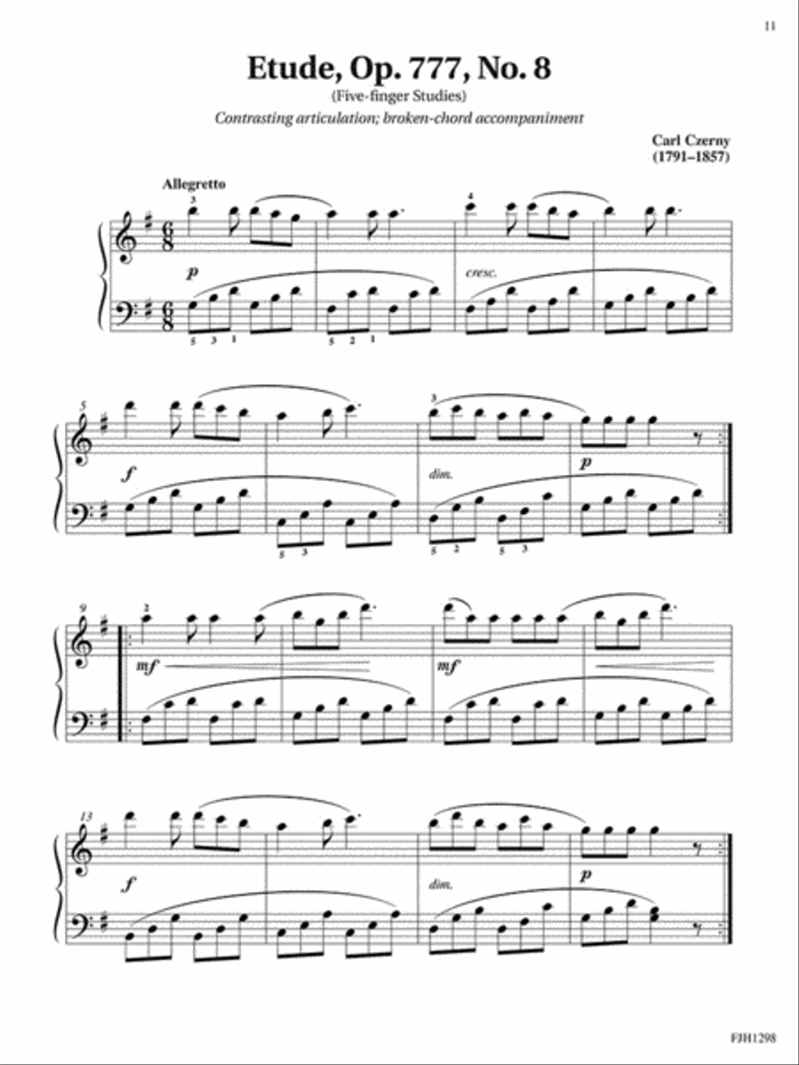 Expressive Etudes, Book Two Piano Method scores gallery preview page 3