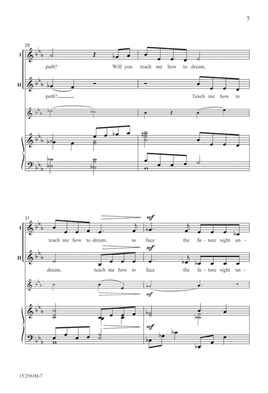 Will You Teach Me? 2-Part scores gallery preview page 8