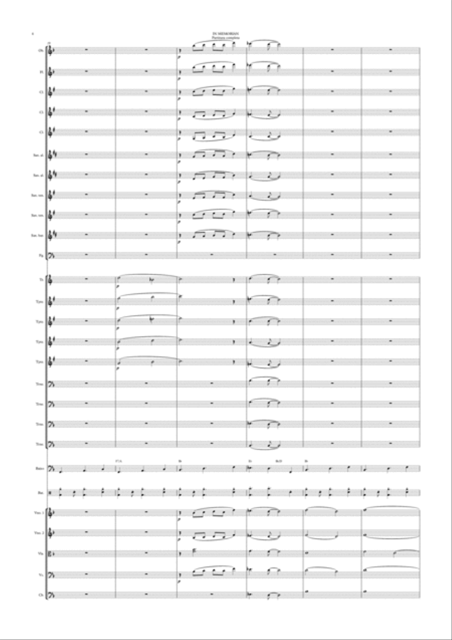 In Memorian Full Orchestra scores gallery preview page 4