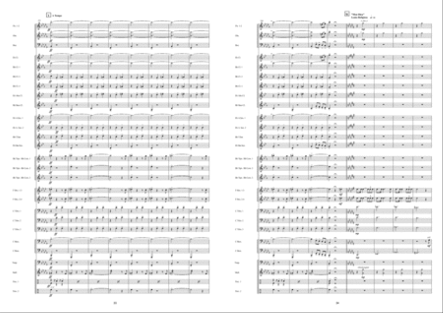 Edith Piaf ! Concert Band scores gallery preview page 18