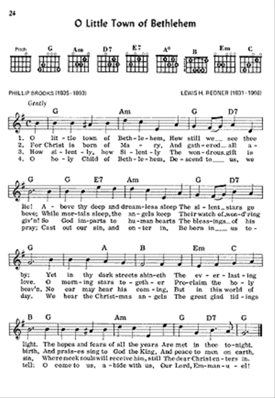 Guitar Christmas Carols Guitar scores gallery preview page 2