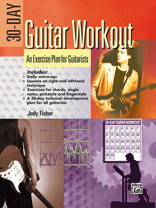 Book cover for 30-Day Guitar Workout