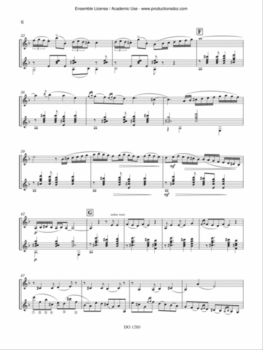 Motherlands Saxophone scores gallery preview page 6