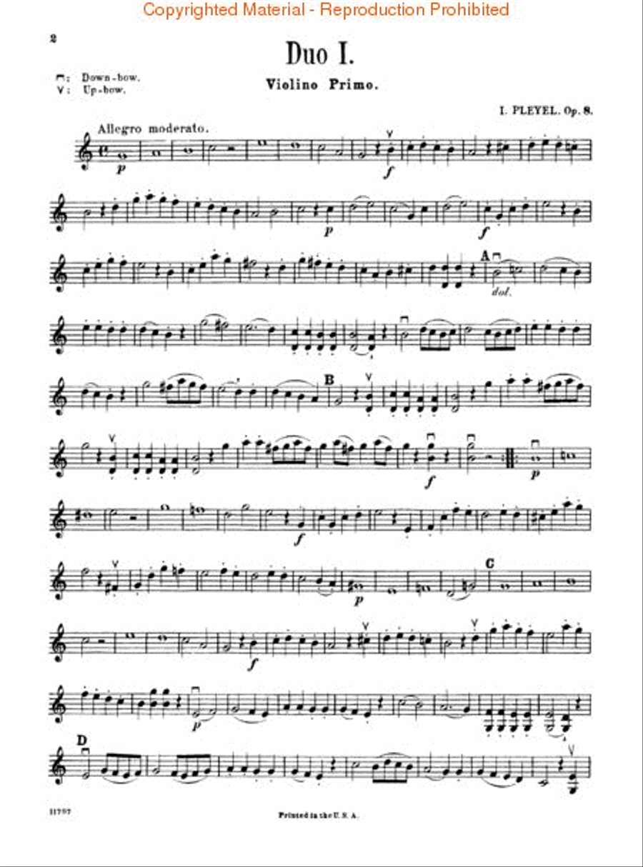 Six Little Duets, Op. 8 Six Little Duets, Op. 8 String Duet scores gallery preview page 2