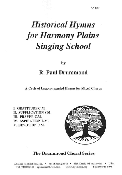 Historical Hymns for Harmony Plains Singing School