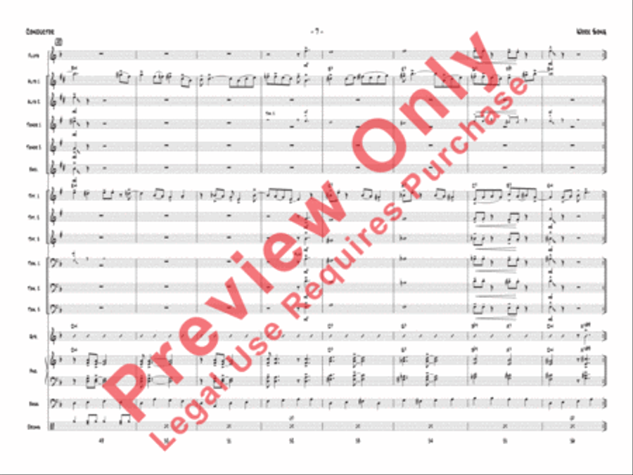 Work Song Jazz Ensemble scores gallery preview page 10