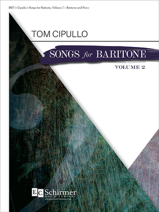 Book cover for Songs for Baritone, Volume 2