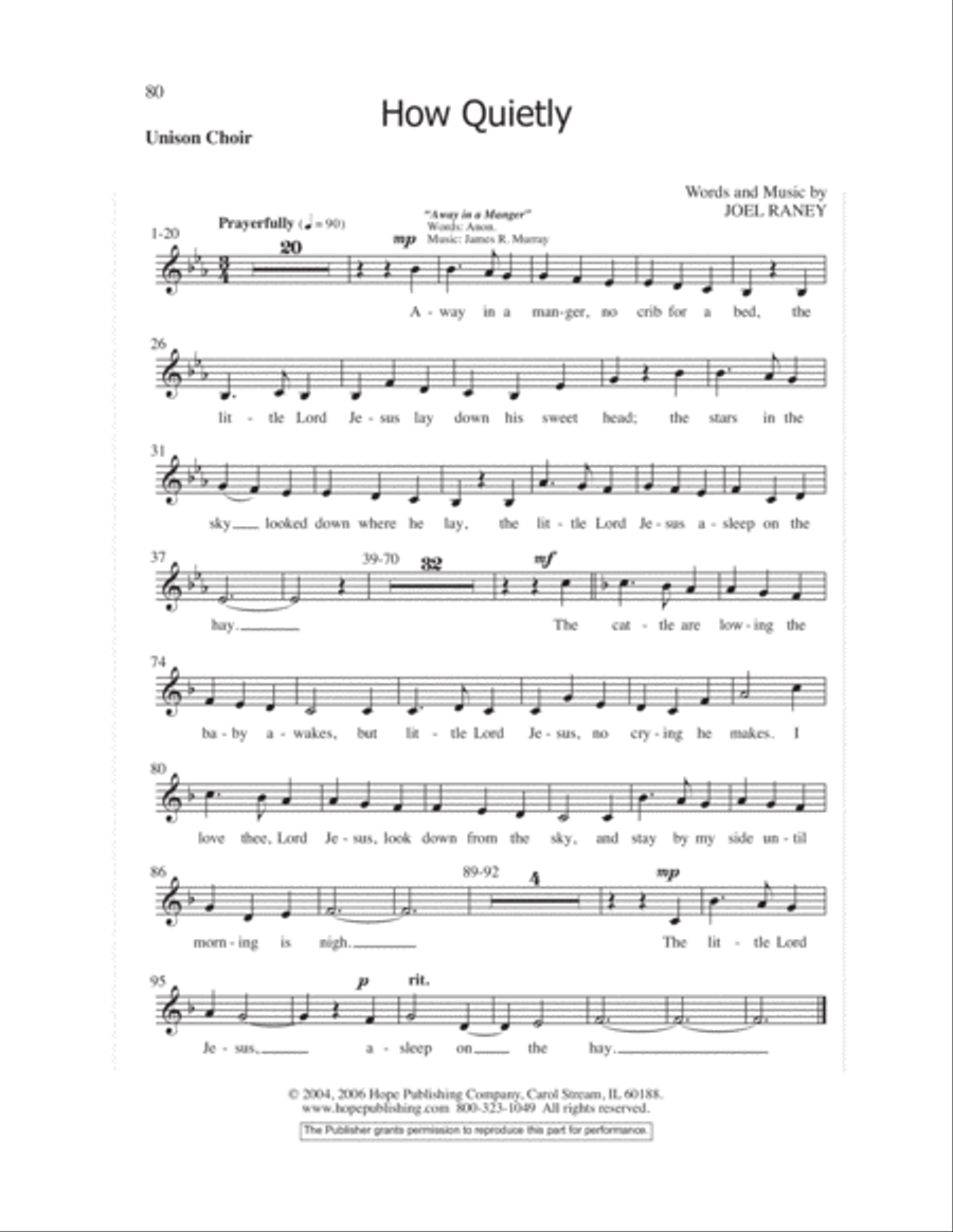 Let the Children Sing 4-Part scores gallery preview page 82