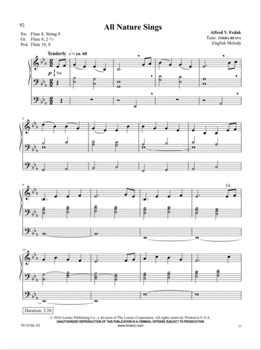 The Organist's Library, Vol. 60 Organ Solo scores gallery preview page 33