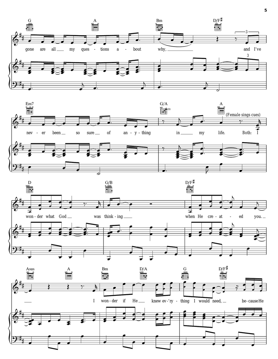 When God Made You When God Made You Acoustic Guitar scores gallery preview page 5