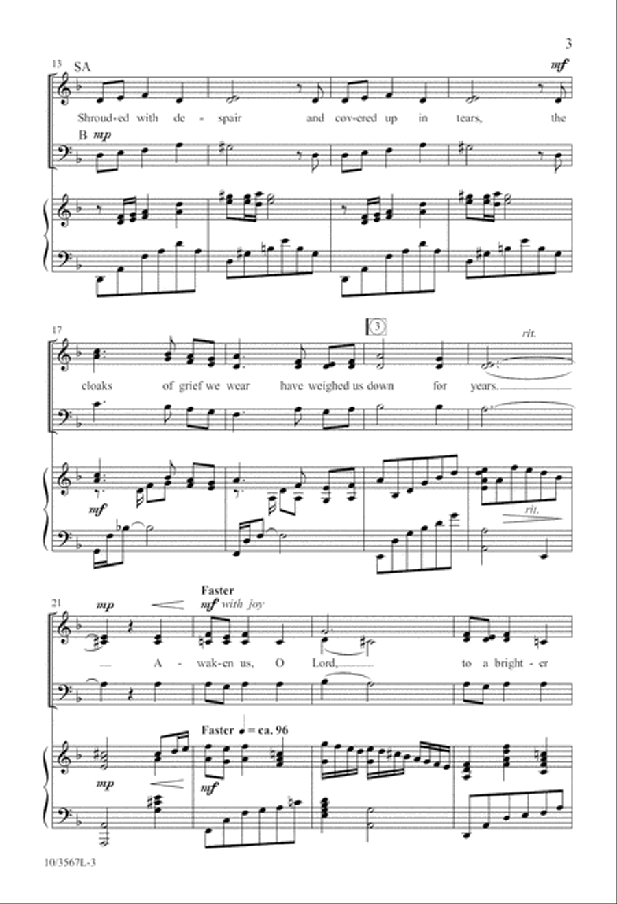 Awaken Us, O Lord Awaken Us, O Lord 3-Part scores gallery preview page 4