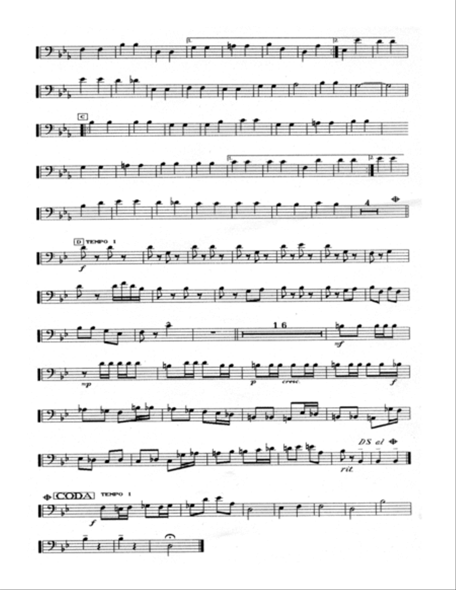 Pomp and Circumstance Brass Ensemble scores gallery preview page 6