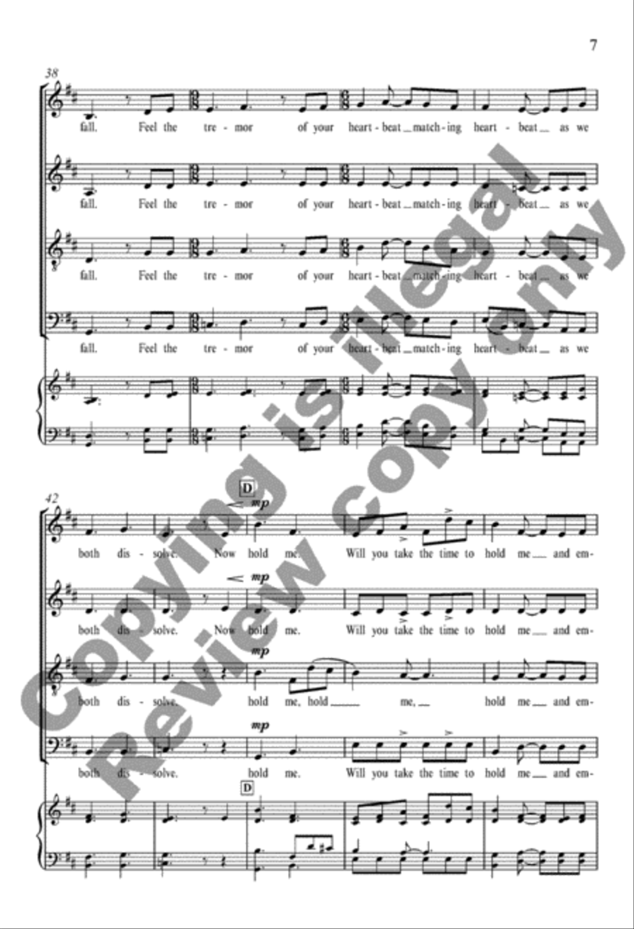 When the Earth Stands Still 4-Part scores gallery preview page 14