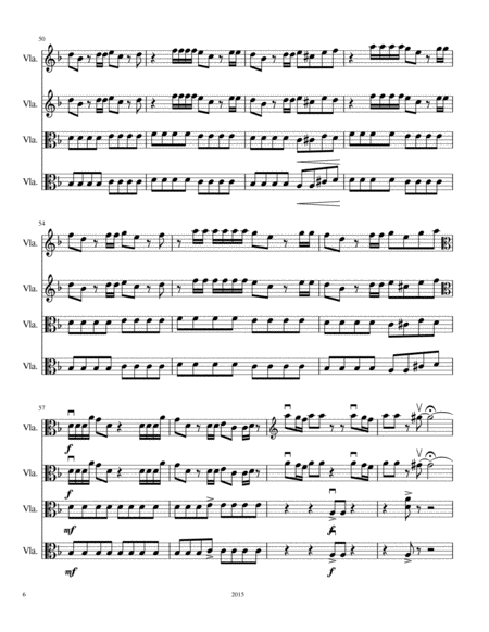 Smooth Criminal for Viola Quartet or Viola Ensemble image number null