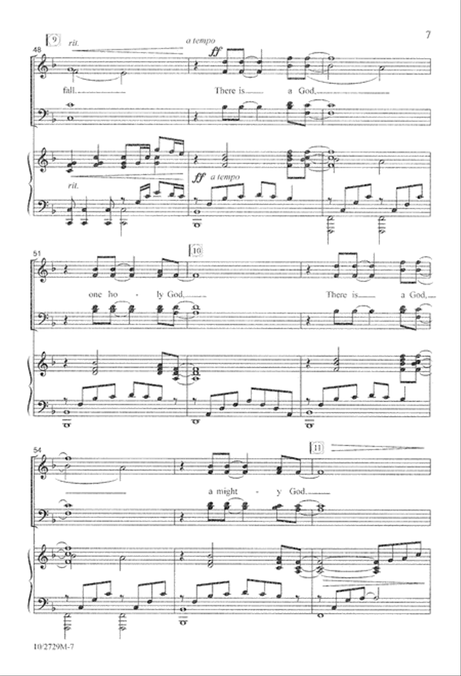 There is a God There is a God 4-Part scores gallery preview page 7