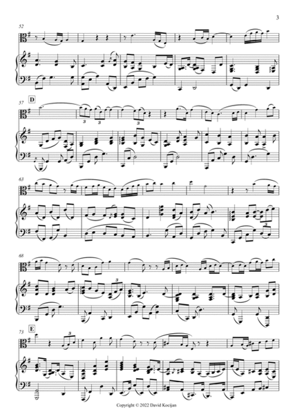 Minuet in G-major (viola & piano) image number null