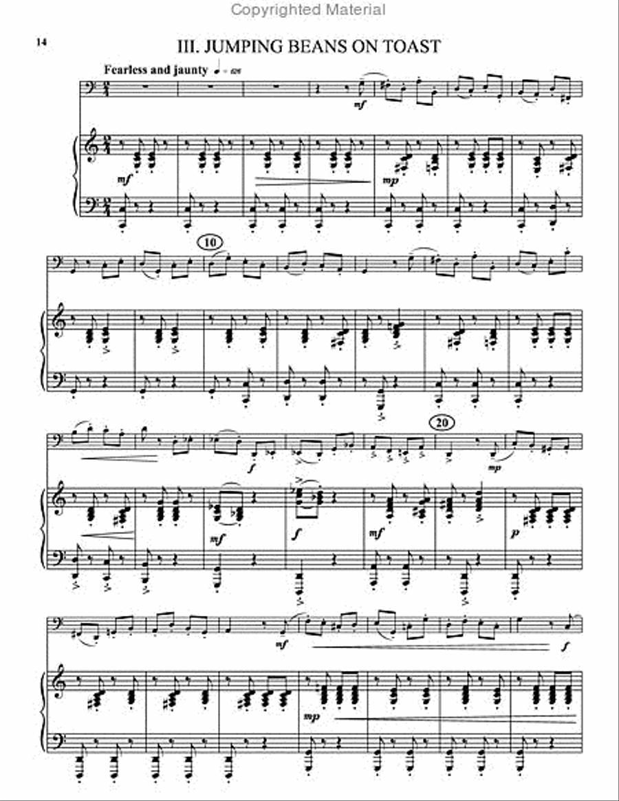 Sonata No. 2 Tuba scores gallery preview page 6