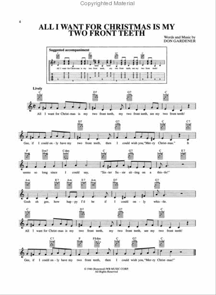 The Best Easy Book of Christmas Guitar Guitar Tablature scores gallery preview page 2