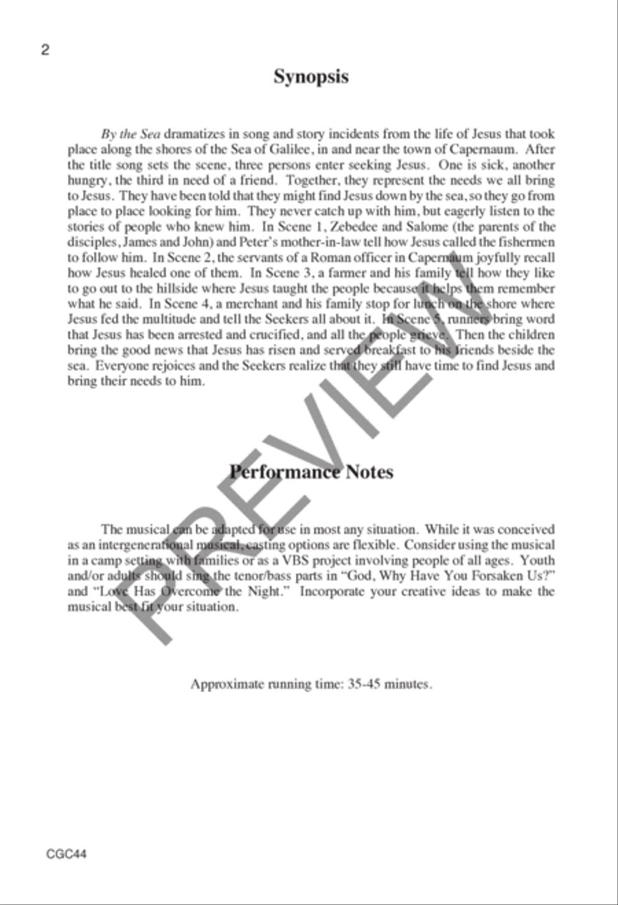 By the Sea Preview Kit (Score & CD) Choir scores gallery preview page 3