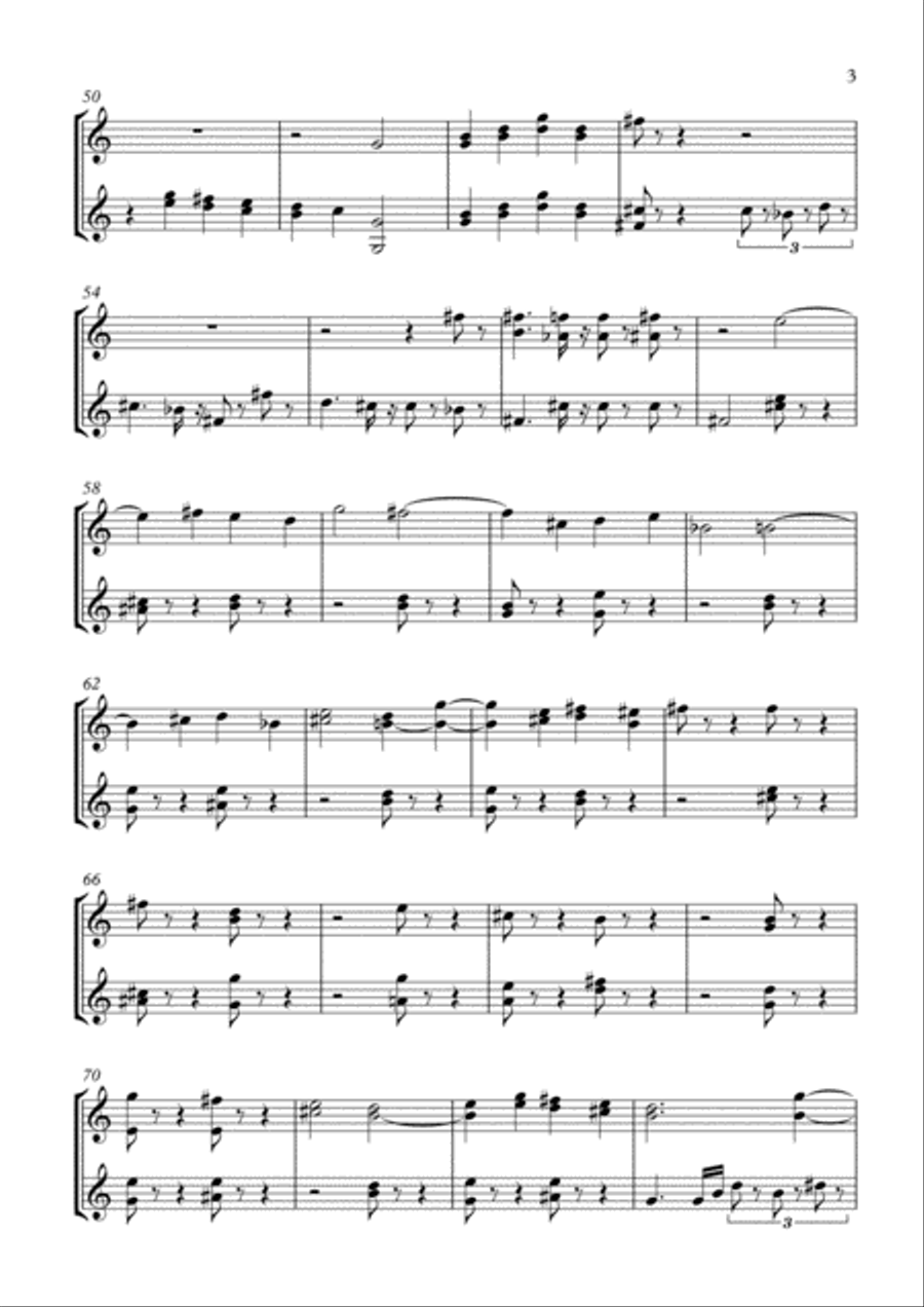 Brahms Symphony No.4 - 1.Allegro non troppo (Transposed Horn in C) Horn Solo scores gallery preview page 3