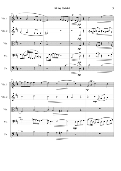 String Quintet - Little Prelude in D Major image number null