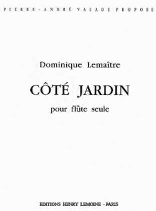 Book cover for Cote Jardin