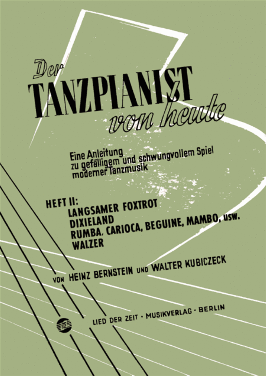 Der Tanzpianist von heute II Voice scores gallery preview page 1