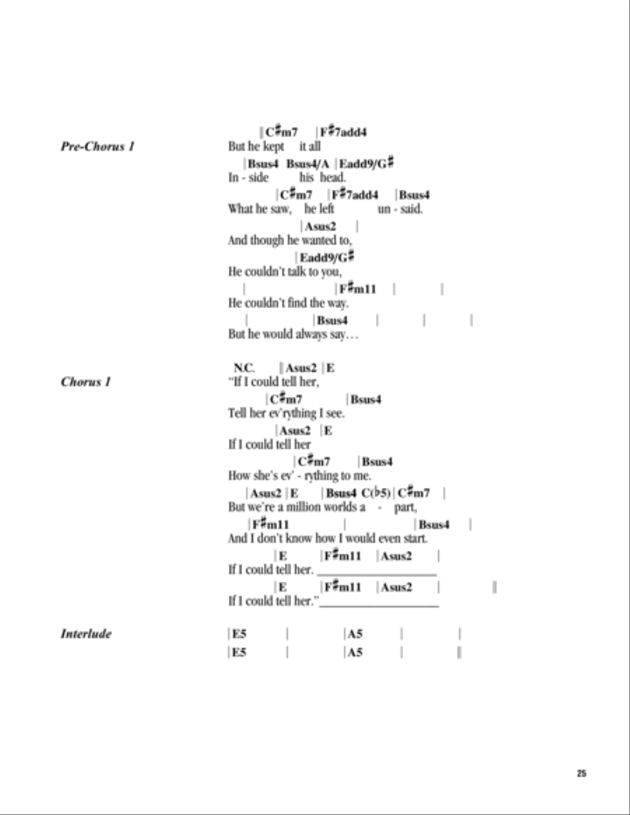 If I Could Tell Her (from Dear Evan Hansen) Guitar scores gallery preview page 2