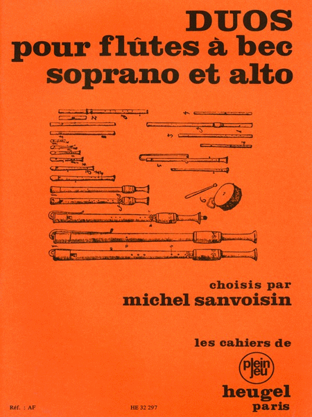 Duos Pour Flutes A Bec Soprano Et Alto (recorders 2)