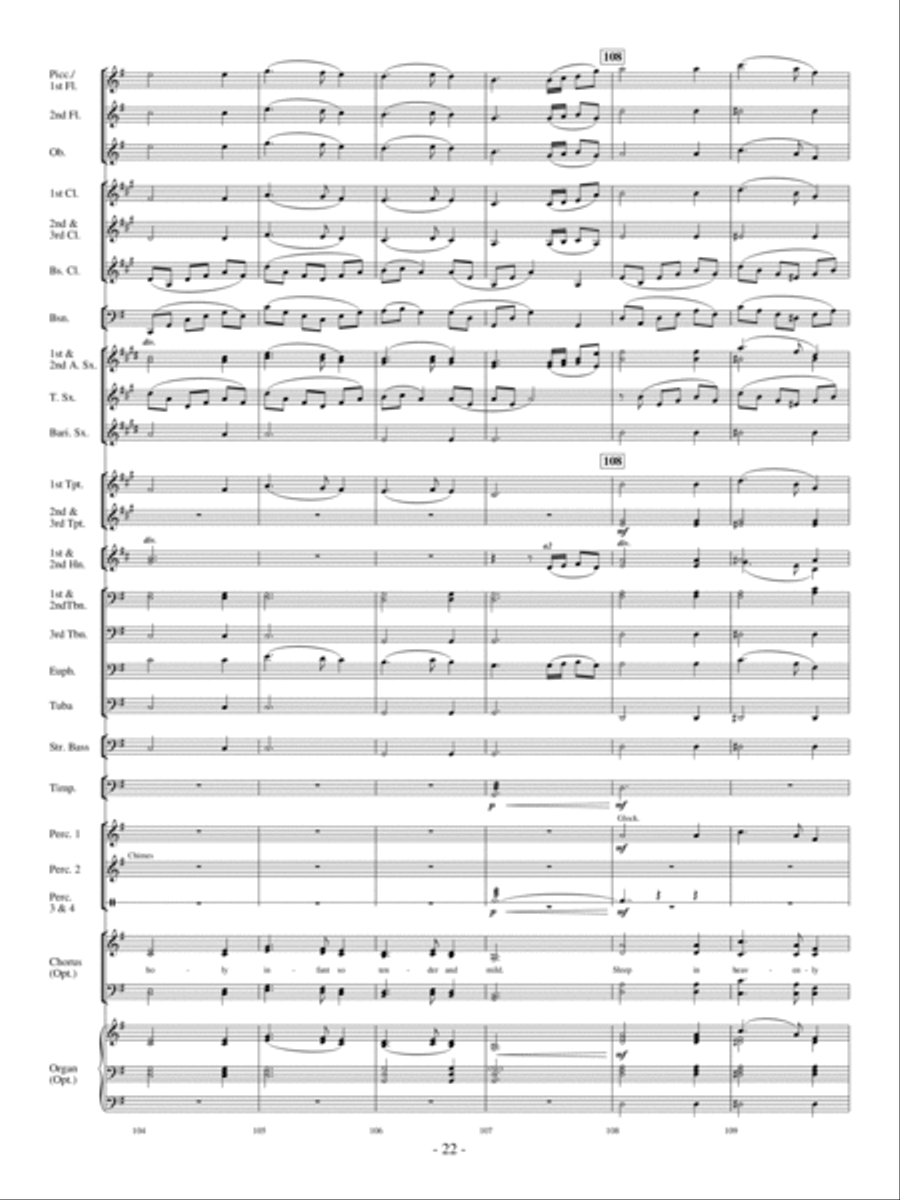 Merry Christmas, Everyone! Concert Band scores gallery preview page 21