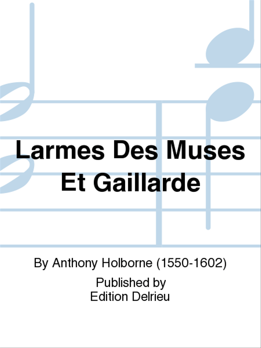 Larmes Des Muses Et Gaillarde Acoustic Guitar scores gallery preview page 1