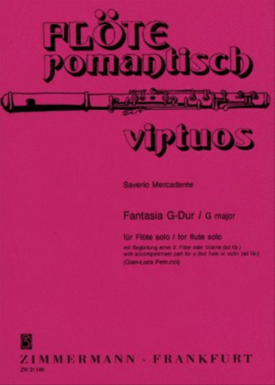 Fantasia G major Fantasia G major Flute scores gallery preview page 1