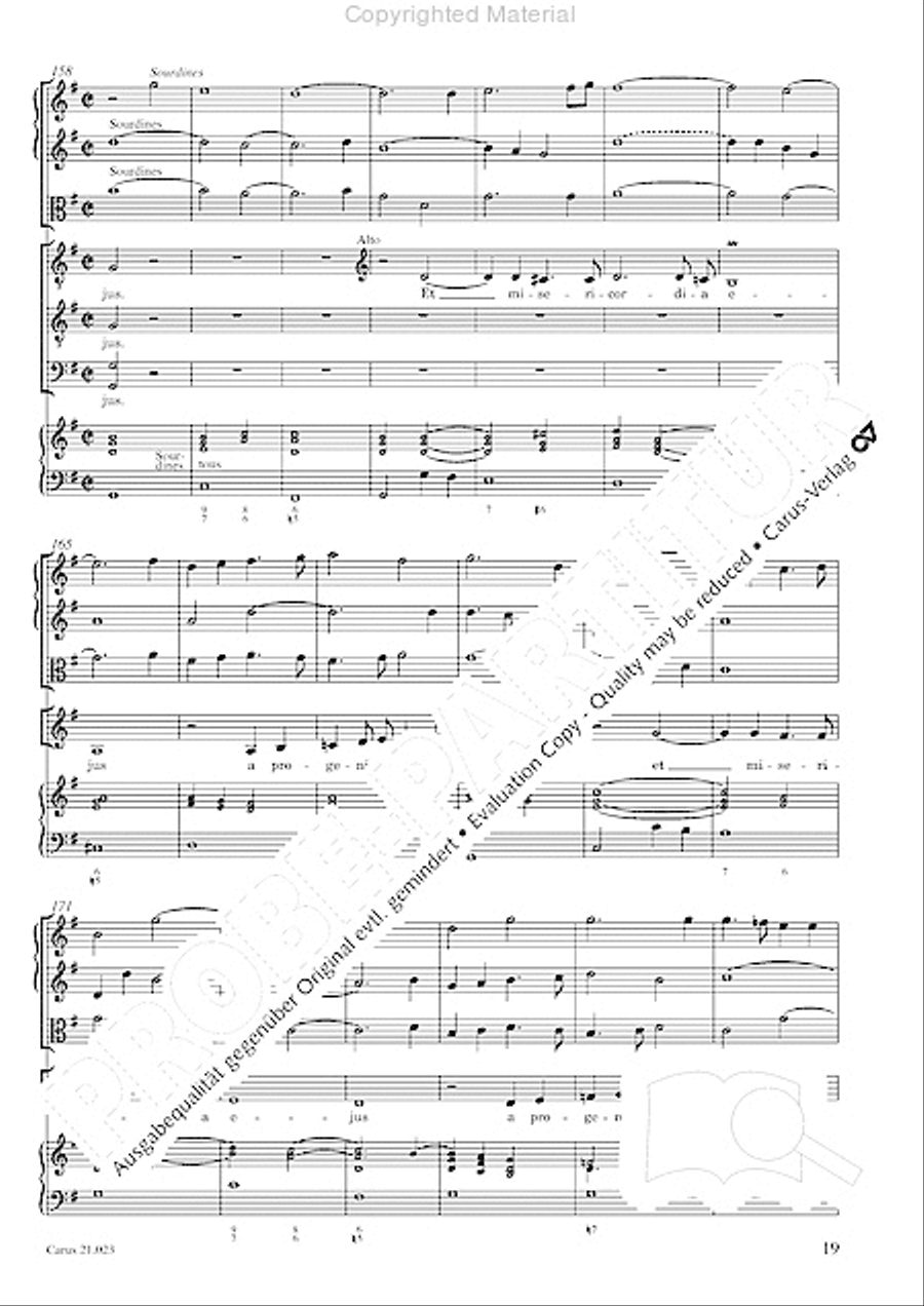 Magnificat in G SATTB scores gallery preview page 21