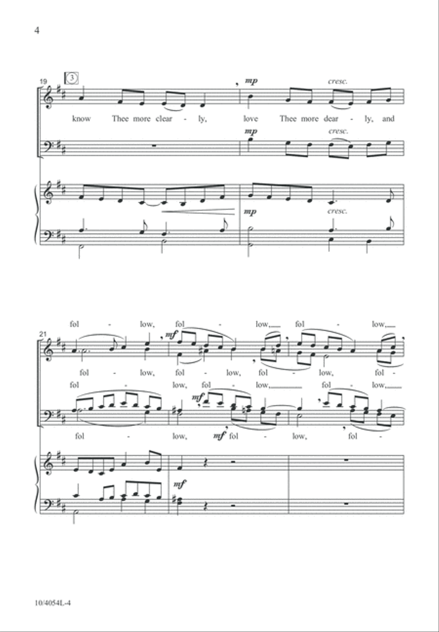 O Holy Jesus O Holy Jesus 4-Part scores gallery preview page 5