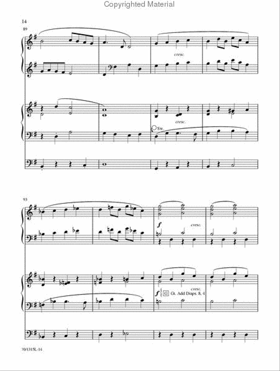 A Christmas Tapestry A Christmas Tapestry Organ scores gallery preview page 13