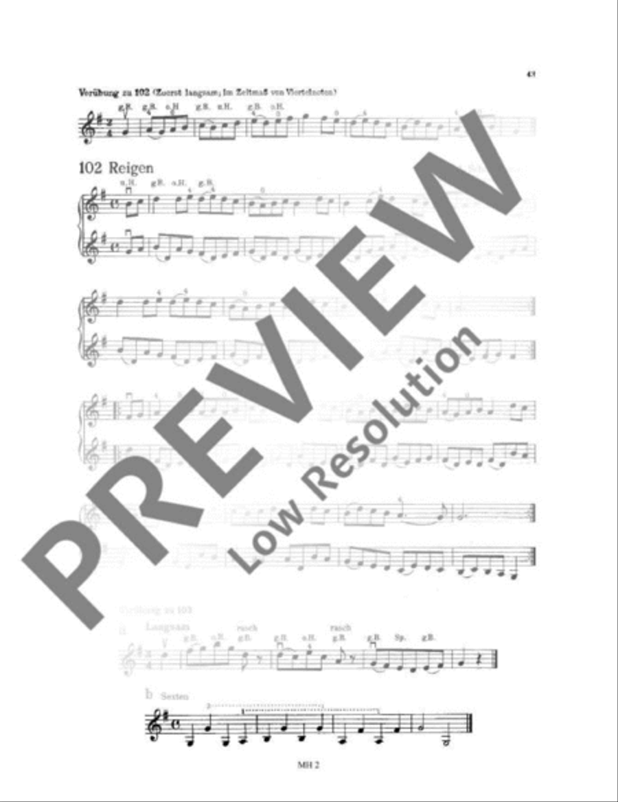 Das Geigenspiel Das Geigenspiel Violin scores gallery preview page 8
