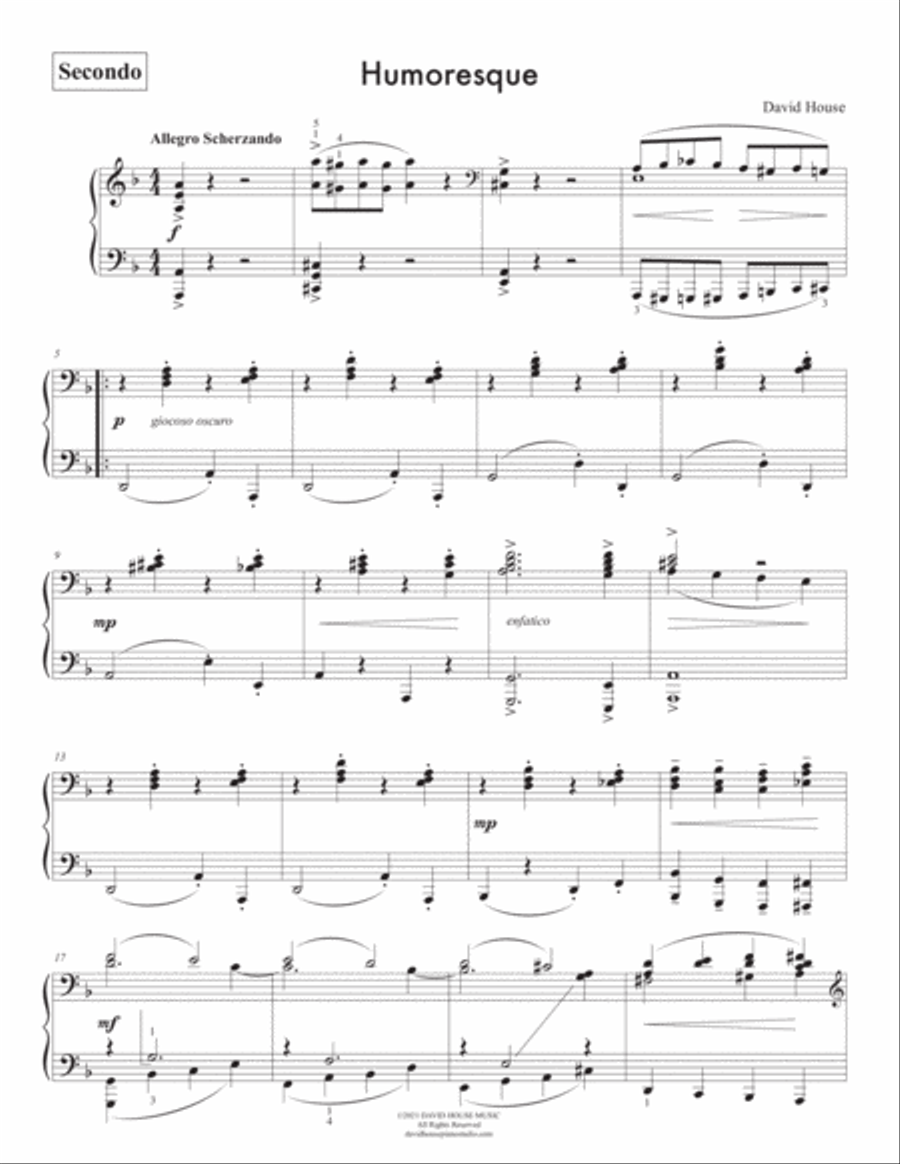 Humoresque Piano scores gallery preview page 2
