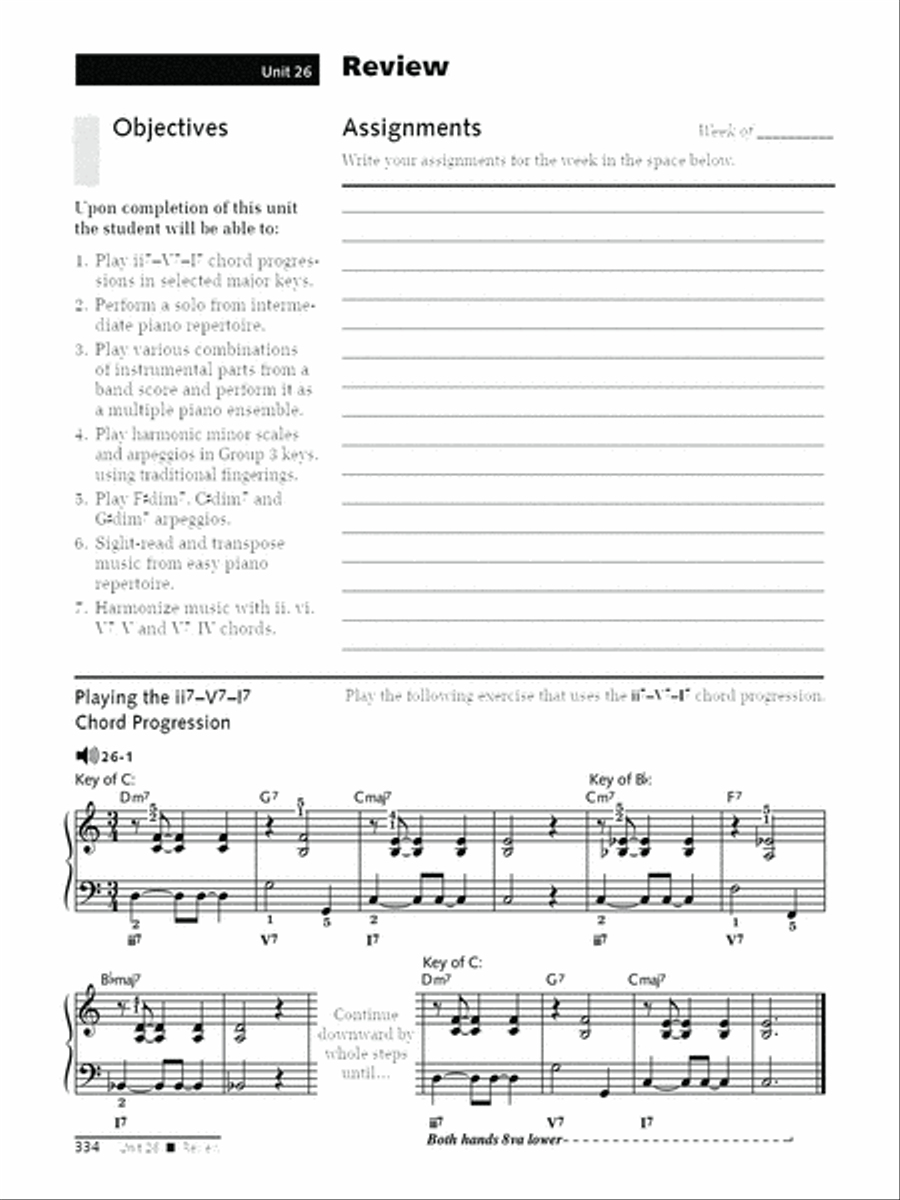 Alfred's Group Piano for Adults Student Book, Book 2 Piano Method scores gallery preview page 17