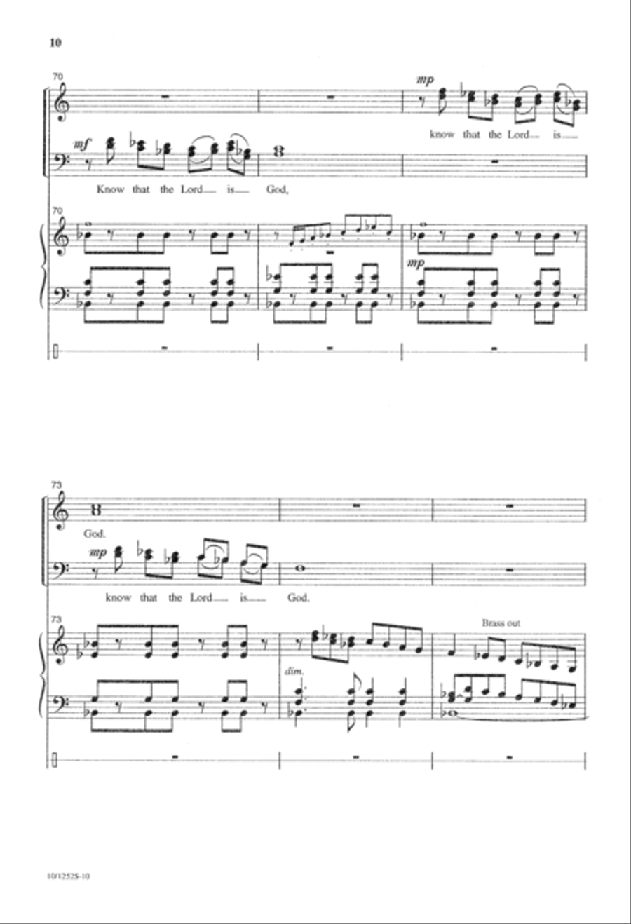 Psalm 100 4-Part scores gallery preview page 11