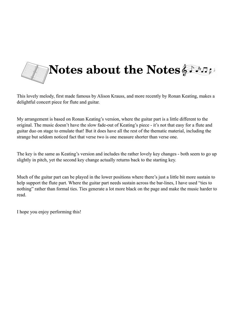 When You Say Nothing At All Flute scores gallery preview page 3