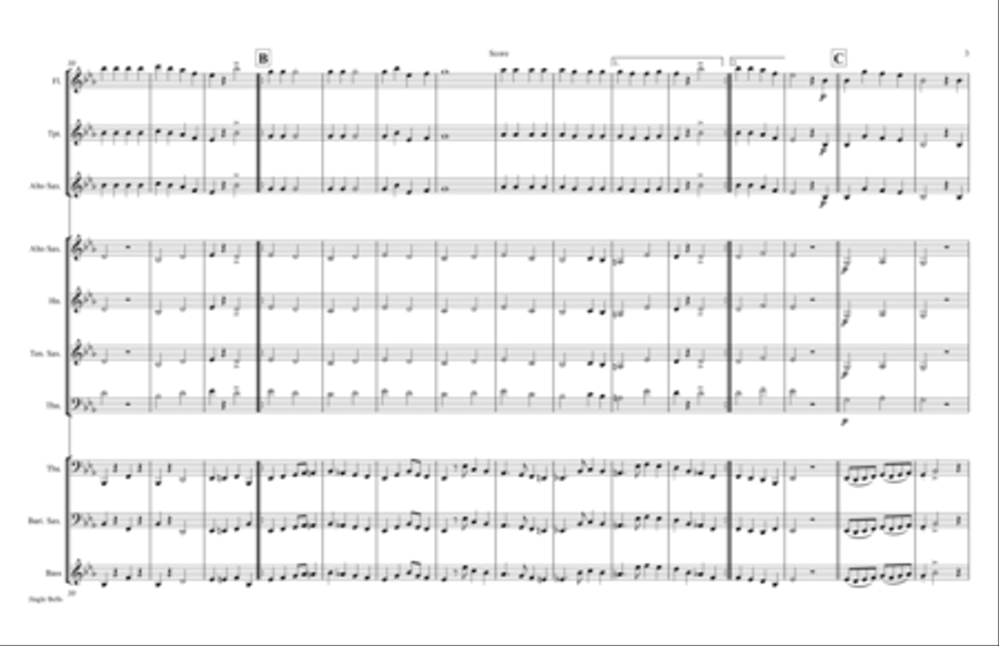 Jinge Bells - TUBA & Kids Bassoon scores gallery preview page 3